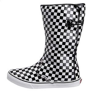 Vans checkerboard Rain boots